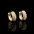 Brinco Argola Ney Jr. Cravejada com Zircônias – Banhado a Ouro 18K - Imagem 6