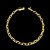 PULSEIRA CADEADO  (5MM - 13G - 21 CM) - COM FECHO CANHÃO - BANHO DE OURO 18k - Imagem 1