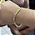 PULSEIRA LACRAIA (7MM  -6G-21 CM) - FECHO COM MARCAÇÃO 750 - BANHO DE OURO 18K. - Imagem 1