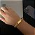 PULSEIRA FRISO S (8mm - 26G- 21cm) - FECHO COM MARCAÇÃO 750 -  BANHADO A OURO 18K - Imagem 11