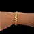 PULSEIRA FRISO S (8mm - 26G- 21cm) - FECHO COM MARCAÇÃO 750 -  BANHADO A OURO 18K - Imagem 9