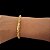 PULSEIRA BAIANA (6mm -22G-21 cm)  - FECHO COM MARCAÇÃO 750 - BANHO DE OURO 18k. - Imagem 7