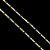CORRENTE 3X1 -  (3mm - 10G) 60cm ou 70cm - BANHADA A OURO 18K - Imagem 1