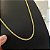 Corrente Lacraia 2mm 70cm – Banhada a Ouro 18K - Imagem 4