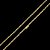 CORRENTE CADEADO (3mm - 16G) - 60cm- BANHADO A OURO 18k - Imagem 2