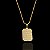 PINGENTE QUADRADO ‘’PAI NOSSO’’ M.( 3g-  2,5x3cm) - BANHO DE OURO 18k - Imagem 2