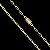 Corrente Cartier 4mm 70cm – Banhada a Ouro 18K - Imagem 3