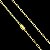 Corrente Cartier 4mm 70cm – Banhada a Ouro 18K - Imagem 4