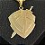 Pingente Escudo da Fé – Banhado a Ouro 18K - Imagem 1