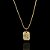 PINGENTE PLACA ESPÍRITO SANTO P( 2g- 2x2cm) - BANHO DE OURO 18k - Imagem 2