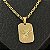 Pingente Placa Divino Espírito Santo – Banhado a Ouro 18K - Imagem 1