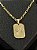 PINGENTE PLACA ESPÍRITO SANTO P( 2g- 2x2cm) - BANHO DE OURO 18k - Imagem 1