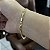 PULSEIRA GRUMET( 4mm- 20cm - 70cm )  - BANHO DE OURO 18k. - Imagem 2