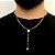 TERÇO  60cm (3mm - 15G) - BANHO DE OURO 18K - Imagem 2