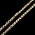 CORRENTE FRISO S( 8mm- 70Cm) + PINGENTE MERCEDES G - BANHADO A OURO 18K - Imagem 2