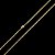 CORRENTE PIASTRINE( 2mm - 70cm) + PINGENTE LEÃO DE JUDÁ- BANHADO A OURO 18K. - Imagem 3