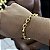 PULSEIRA CADEADO FECHO GAVETA (8MM - 31G) - 20CM - FECHO COM MARCAÇÃO 750 - BANHADO A OURO 18K - Imagem 2