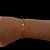 PULSEIRA TIJOLINHO  (3MM - 7G - 20CM) - BANHADO A OURO 18K - Imagem 4