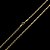 CORRENTE GRUMET (2mm -60 ou 70cm )+ PINGENTE CRUZ AMARRADA - BANHADO A OURO 18K - Imagem 3