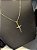 CORRENTE TIJOLINHO (2MM-70CM) + CRUCIFIXO - BANHADO A OURO 18K. - Imagem 6