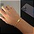 PULSEIRA CARTIE (4MM - 6G) - 20CM - FECHO COM MARCAÇÃO 750 -  BANHADO A OURO 18K - Imagem 2