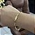 PULSEIRA CARTIE (4MM - 6G) - 20CM - FECHO COM MARCAÇÃO 750 -  BANHADO A OURO 18K - Imagem 4
