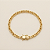Pulseira Cadeado 8mm 20cm – Banhada a Ouro 18K - Imagem 3