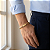 Pulseira Cadeado 8mm 20cm – Banhada a Ouro 18K - Imagem 2