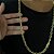 Corrente Cadeado 8mm 70cm – Banhada a Ouro 18K - Imagem 9