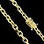 Corrente Cadeado 8mm 70cm – Banhada a Ouro 18K - Imagem 7
