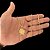 CORRENTE BAIANA (2MM- 70CM) + PINGENTE ROSTO DE JESUS CRUZ- BANHADO A OURO 18k - Imagem 1