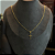 CORRENTE VENEZIANA (1.5mm- 70cm) + PINGENTE CRUZ LISA  - BANHO DE OURO 18k - Imagem 11