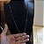 Corrente Veneziana 2mm 70cm + Pingente Cruz Palito – Banhada a Ouro 18K - Imagem 7