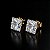 Brinco Ponto de Luz com Zircônia Corte Princesa – Banhado a Ouro 18K - Imagem 2