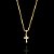 PINGENTE  CRUCIFIXO JESUS  DETALHADO( 2g- 1x1cm) PP - BANHO DE OURO 18k - Imagem 2