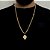 CORRENTE LACRAIA (4mm -70Cm )+ PINGENTE JESUS- FECHO COM MARCAÇÃO 750 - BANHADO A OURO 18K - Imagem 1