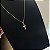 Corrente Tijolinho 1.5mm 70cm + Pingente crucifixo pp – Banhada a Ouro 18K - Imagem 3