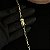 CARTIE MEIA CANA  (4mm- 18G) 70cm - FECHO COM MARCAÇÃO 750 - BANHADA A OURO 18K - Imagem 3