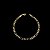 PULSEIRA 3x1  (3MM - 8G) - 21 CM  - BANHO DE OURO 18k. - Imagem 1