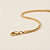 Pulseira Baiana 2mm 21cm – Banhada a Ouro 18K - Imagem 2