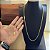 Corrente Lacraia 4mm 70cm + Pulseira 21cm – Banhada a Ouro 18K - Imagem 12