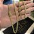 Corrente Lacraia 4mm 70cm + Pulseira 21cm – Banhada a Ouro 18K - Imagem 11