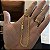 Corrente Cadeado 3mm 70cm + Pulseira 21cm – Banhada a Ouro 18K - Imagem 3