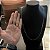Corrente Grumet 4mm 70cm + Pulseira 21cm – Banhada a Ouro 18K - Imagem 2
