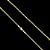 CORRENTE GRUMET (2mm-70cm) + PULSEIRA GRUMET  (2mm-20cm) - BANHADO A OURO 18K - Imagem 2