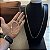 Corrente Cadeado Duplo 5mm 70cm + Pulseira 21cm – Banhada a Ouro 18K - Imagem 17