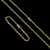 Corrente Friso 5mm + Pulseira 21cm – Banho Ouro 18k - Imagem 1