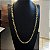 Corrente Cadeado 8mm + Pulseira 21cm – Banhada a Ouro 18K - Imagem 2