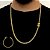 Corrente Lacraia 4mm + Pulseira 21cm – Banho Ouro 18k - Imagem 2