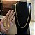 Corrente Lacraia 10mm 70cm + Pulseira 21cm – Banhada a Ouro 18K - Imagem 9